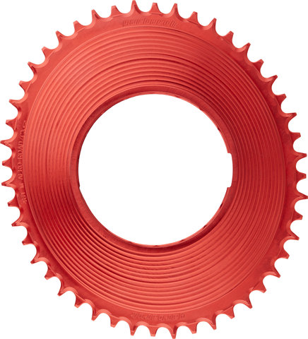 Garbaruk Plato Thread Mount para SRAM RED XPLR AXS PM Oval - red/48/48 
