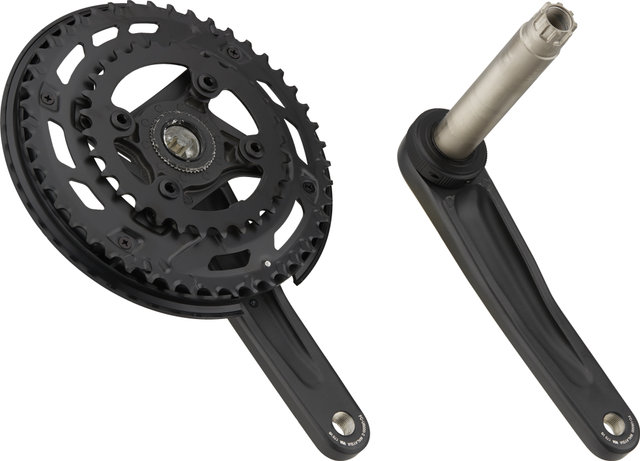 Shimano Juego de bielas CUES FC-U6000-2 con anillo protector de cadena - negro/175,0 mm