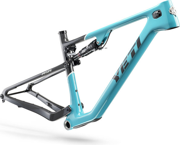 Yeti Cycles ASR Turq Carbon 29" Frame Kit - turquoise/M/115 mm/12 mm Thru Axle