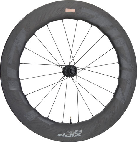 Zipp 858 NSW Carbon Tubeless Disc Center Lock Laufradsatz - black/142 mm/100 mm/28"/SRAM XDR/100 mm/SRAM XDR/100 mm/142 mm