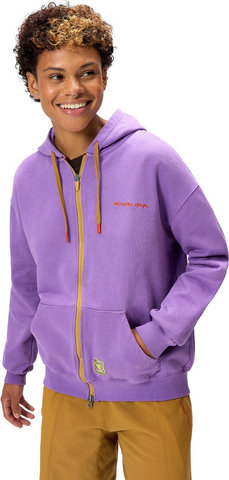 Endura Forty1Thirty Hoodie - thistle/S