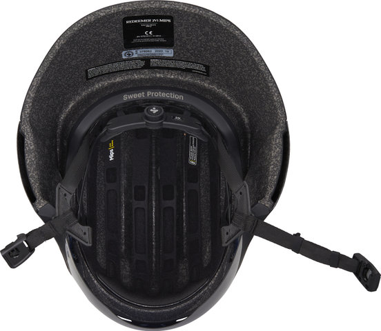 Sweet Protection Casco de crono Redeemer 2Vi MIPS - matte black | 55 - 58 cm