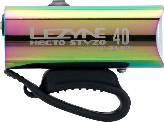 Lezyne Hecto Drive 40 LED front light with StVZO approval - neo metallic