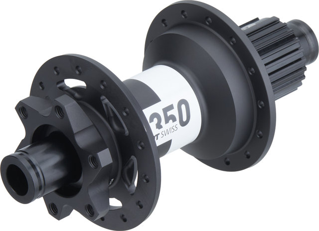 DT Swiss 350 MTB DB DEG 72 6-Loch HR-Nabe - schwarz/28/Shimano Micro Spline/12 mm Steckachse