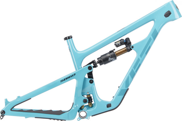 Yeti Cycles SB160 TURQ Carbon 29" Rahmenkit - turq/1 1/8" - 1,5" tapered/L/160 mm/12 mm Steckachse