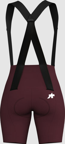 ASSOS Uma GT Bib Shorts S11 Damen Trägerhose - burgundy red | M
