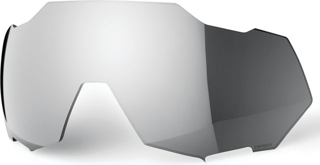 100% Verre Hiper pour Lunettes de Sport Speedtrap - hiper silver mirror/hiper silver mirror