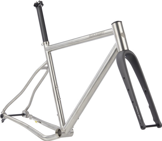 Blackheart Kit de cuadro Gravel Ti - titanium brushed/1 1/8"/M/55 /28"