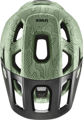 uvex Casco react jr. - moss green altimeter matt | 52 - 56 cm