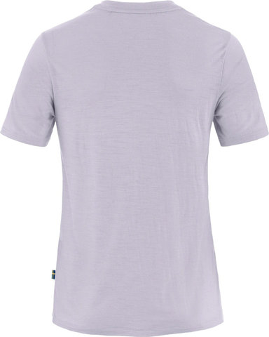 Fjällräven T-shirt Hoja Wool Lugnt pour Dames - lavender mist | L