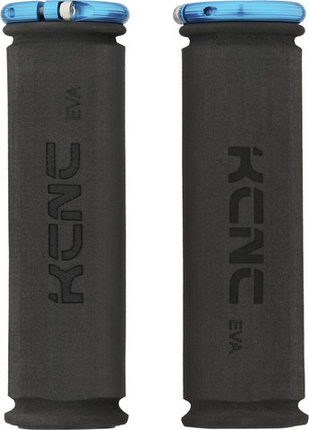 KCNC EVA Lock On Handlebar Grips - black-blue/120 mm