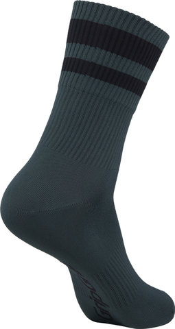 GripGrab Original Stripes Performance Crew Socks - green/41 - 44