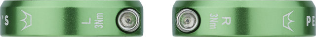 Peaty's Bagues de serrage Monarch Grips - emerald