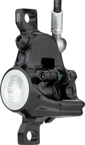 Magura MT4 eSTOP Carbotecture Disc Brake - polished black anodized/Set/Flip-Flop (non-side-specific)