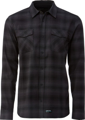 Yeti Cycles Stagecoach Flannel Shirt - black-gray-plaid/M