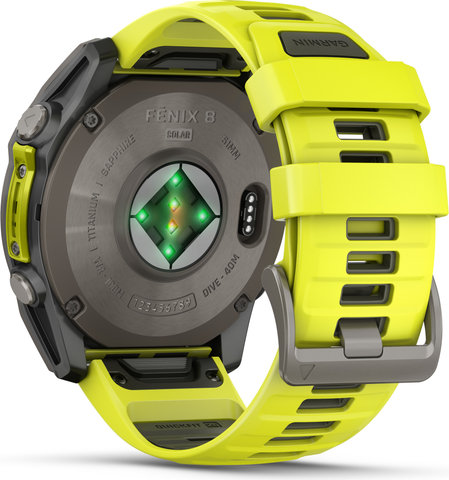 Garmin fenix 8 Solar Sapphire Titanium GPS 51 mm Multisport Smartwatch - graphit-titanium