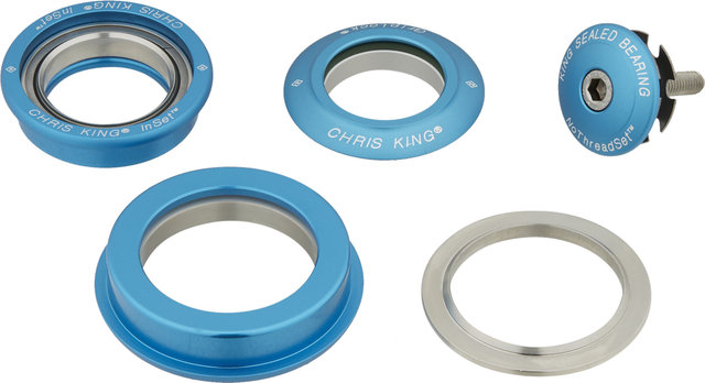 Chris King Juego de dirección InSet i2 ZS44/28,6 - ZS56/40 GripLock - matte turquoise/1 1/8" - 1,5" tapered/ZS44/28,6 - ZS56/40