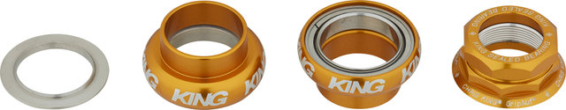 Chris King GripNut Bold EC30/25,4 - EC30/26 Gewindesteuersatz - gold/1"/EC30/25,4 - EC30/26