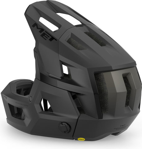 MET Casque intégral Parachute MCR 2 - black matte | 52 - 56 cm