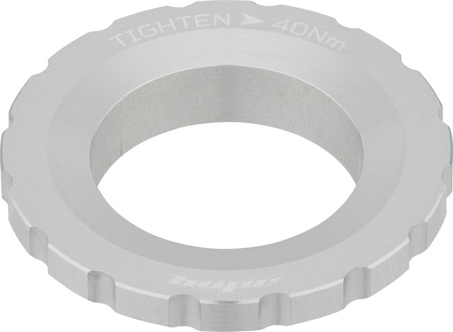 Hope Center Lock Lockring w/ External Teeth - silver