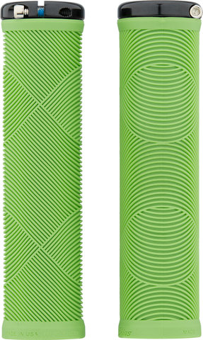Lizard Skins Puños Strata Lock-On - lime green/135 mm