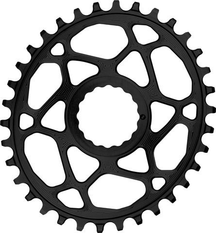 absoluteBLACK Plato Oval para Race Face Cinch 6 mm Offset - black/34 