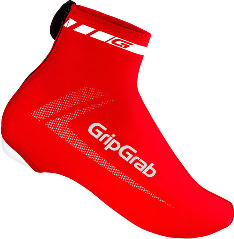 GripGrab RaceAero Lightweight Lycra Shoe Covers - red/37 - 46