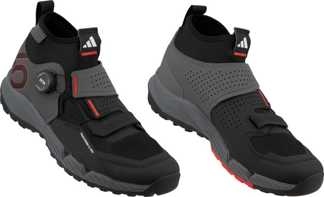 Five Ten Chaussures VTT Trailcross Pro Clip-In Modèle 2023 - grey five-core black-red/42/42