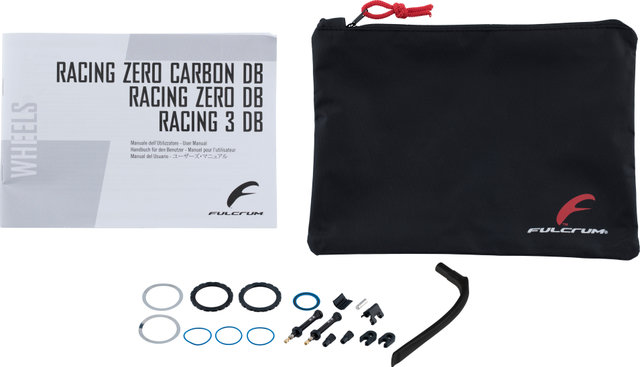 Fulcrum Racing Zero Carbon Competizione DB C19 Disc Center Lock Laufradsatz - schwarz/142 mm/100 mm/28"/Shimano Road/100 mm/Shimano Road/100 mm/142 mm
