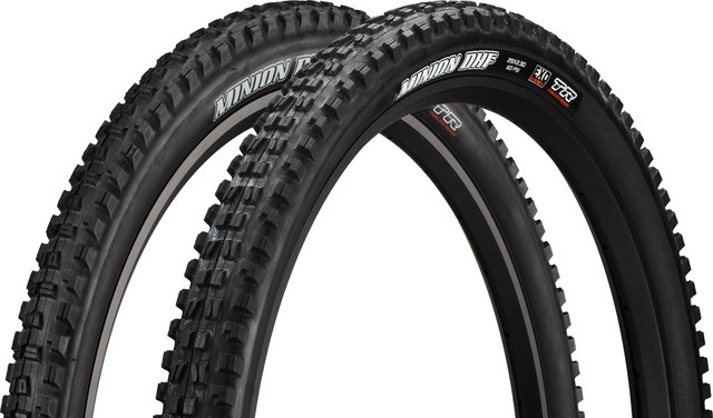 Maxxis Minion DHF / DHR II Dual EXO TR 29" Folding Tyre Set - black/29 /58 mm/58-622/2.3 