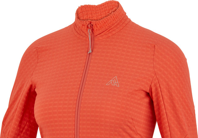 7mesh Maillot pour Dames Seton L/S - hot coral/XS
