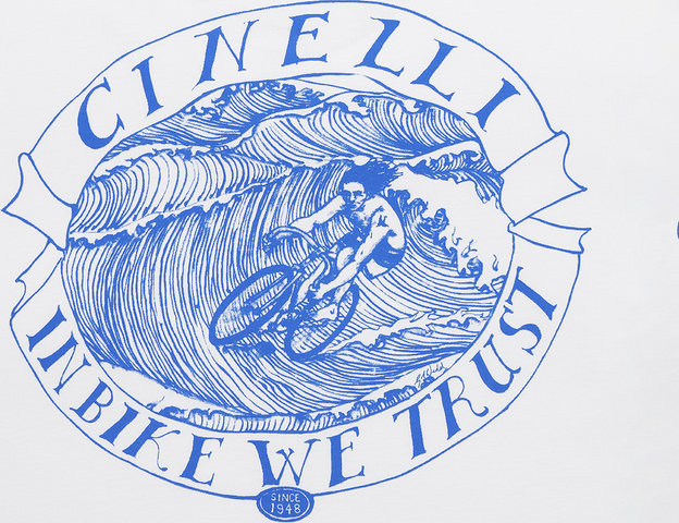 Cinelli Camiseta Gerry Wedd Ciclista Surfista - white/M