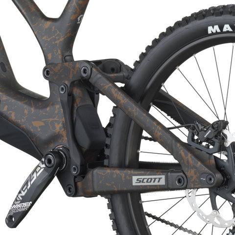 Scott Gambler 10 Carbon 29"/27.5" mountain bike - carbon black-crackle bronze | 165,0 mm | M | 52 mm | 29" (front), 27.5" (rear) | 200 mm