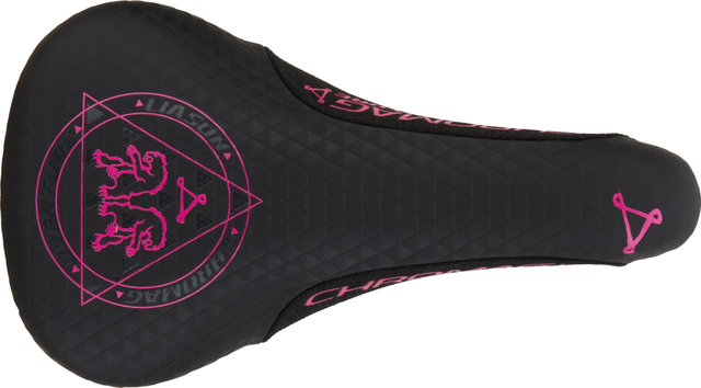 Chromag Overture Sattel - black-pink/243 mm/136 mm