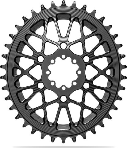 absoluteBLACK Oval 1x AXS SRAM Gravel Direct Mount 8 Schrauben Kettenblatt - black | 38 | 38 Z