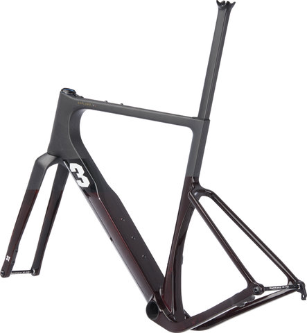 3T Kit de Cadre en Carbone Exploro RaceMax ITALIA - rosso/M/Axe Traversant 12 mm