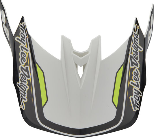 Troy Lee Designs Spare Visor for D4 Composite MIPS Helmets - reverb white-blue/universal