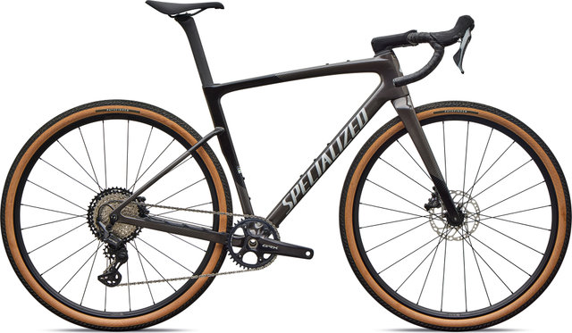 Specialized Bicicleta de grava Crux 5 Sport Carbon 28" - silver pearl smoke-silver dust | L | 28" | 170,0 mm | 51 mm