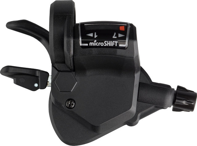 microSHIFT Levier de Vitesses MTB Thumb-Tap pour Shimano 3x7 Vitesses - black