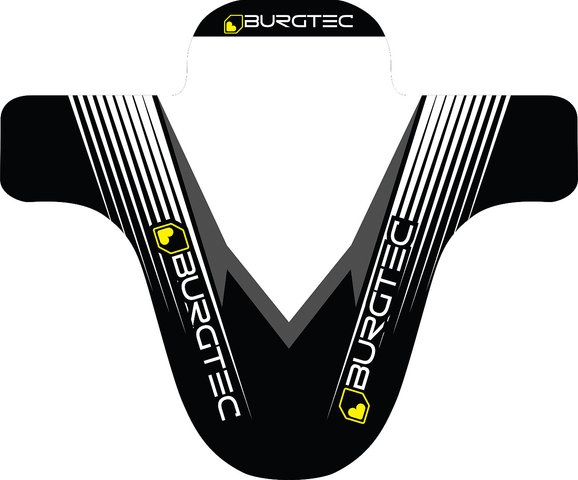 Burgtec Guardabarros de Moto - white-black