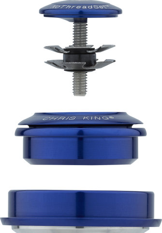 Chris King Juego de dirección InSet i2 ZS44/28,6 - ZS56/40 GripLock - navy/1 1/8" - 1,5" tapered/ZS44/28,6 - ZS56/40