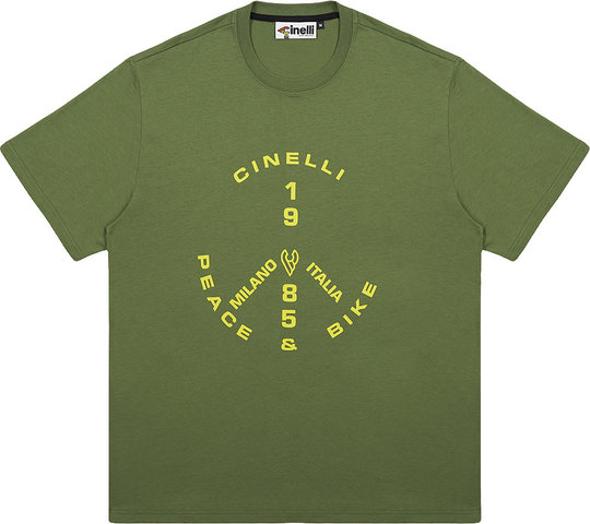 Cinelli Camiseta Peace & Bike 85 - green/M