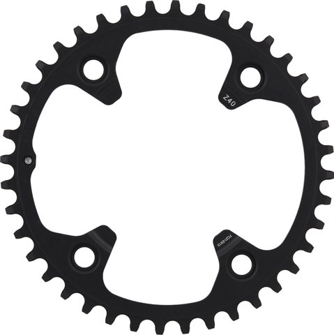Campagnolo Plato Ekar 13 velocidades, 4 brazos, círculo de agujeros de 123 mm - negro/40 