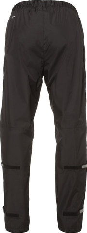 VAUDE Mens Fluid Full-Zip Pants II Regenhose - black/M