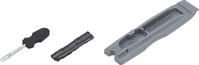 crankbrothers Kit de réparation et démonte-pneu Tubeless S.O.S. - grey