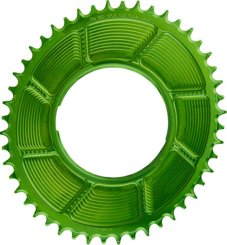 Garbaruk Plato Thread Mount para SRAM RED XPLR AXS PM Oval - green/48/48 