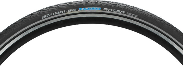 Schwalbe Pneu Rigide Marathon Racer Performance SpeedGrip LiteSkin 28" - noir-reflex/35-622