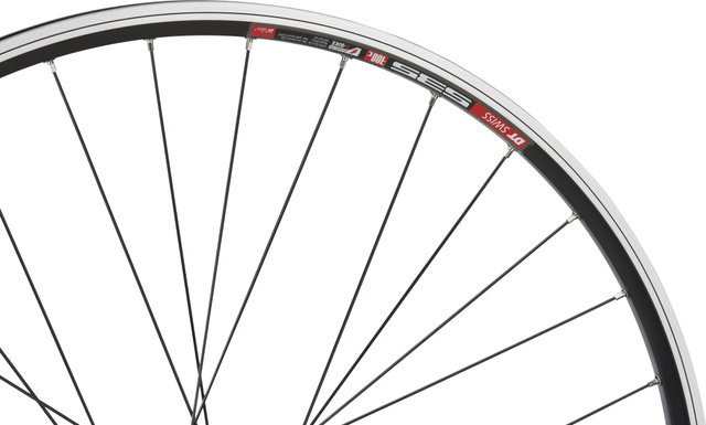 bc basic Urban Deore V-Brake - DT Swiss 535 28" Dynamo Wheel - schwarz | 100 mm | front wheel only | Non Boost | front wheel only | 28"