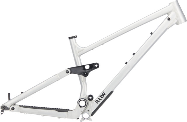 RAAW Mountain Bikes Jibb 29" Frameset w/ Fox Float X2 2POS Factory - raw matte | 135 mm | L | 12 mm Thru Axle