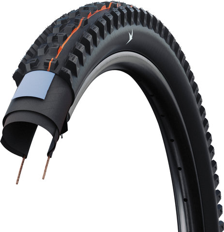 Schwalbe Pneu pliable Tacky Chan Pro Soft Race Pro E-50 TLR 29" - black | 62-622 | 29 | 2.4 